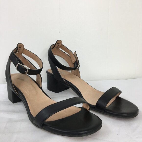 J.Jill Ariana Black Heel Open-Toe Sandal Size 9.5 EXCELLENT Condition - Picture 1 of 8